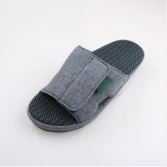 2 Pairs Mens Adjustable Wrap House Slide Slippers