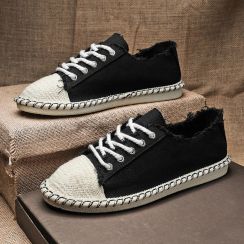 2 Pairs New Casual Canvas Shoes for Men