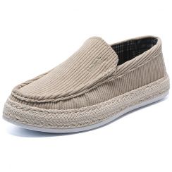 Mens Straw Woven Cloth Shoes